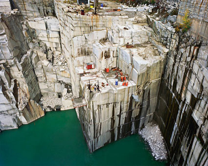 Edward Burtynsky's extraordinary images of manufactured landscapes