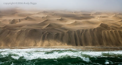 Skeleton Coast from Above, Namibia